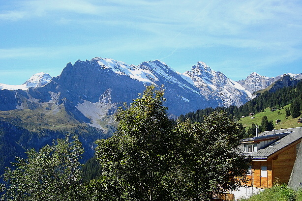 Ellstabhorn (2830m), Tschingelspitz (3304m), Gspaltenhorn (3436m)