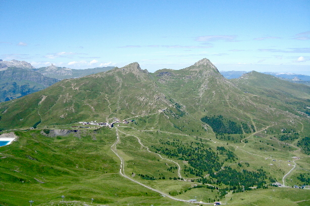 Lauberhorn (2472m) und Tschuggen (2521m)