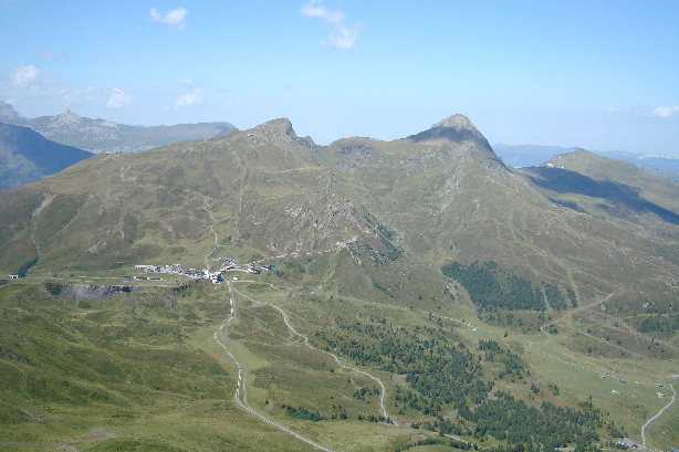 Lauberhorn (2472m) und Tschuggen (2521m)
