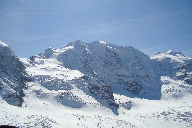 Piz Palü (3901m) and Bellavista (3922m)