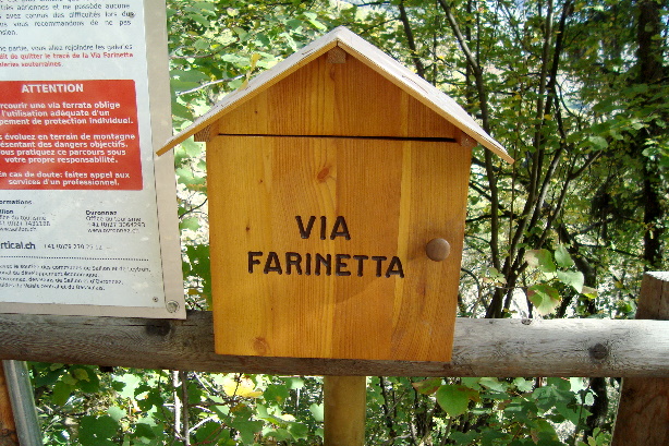 The first part of the via ferrta is finished