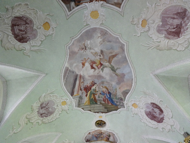 Interior view of church of Kronburg
