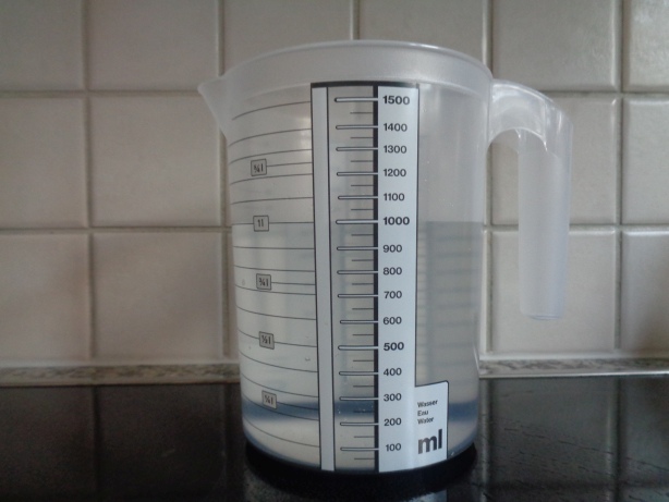 1 Liter Wasser