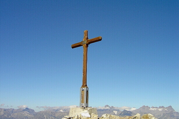 Summit cross of Le Catogne (2598m)