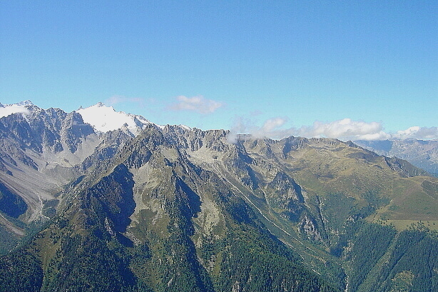 Clochers d'Arpette (2814m), Aiguille du Tour (3540m)