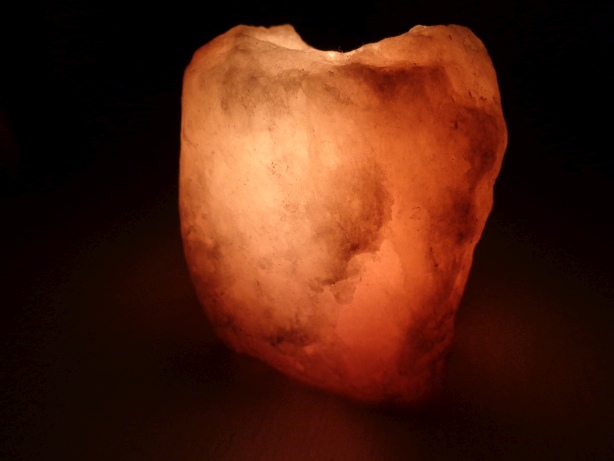 Salzkristalllampe