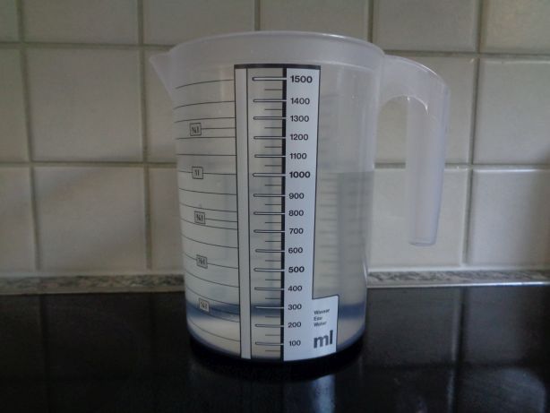 1 liter of water