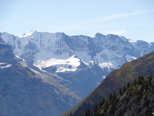 Gletscherhorn (3983m), Ebnefluh (3962m)
