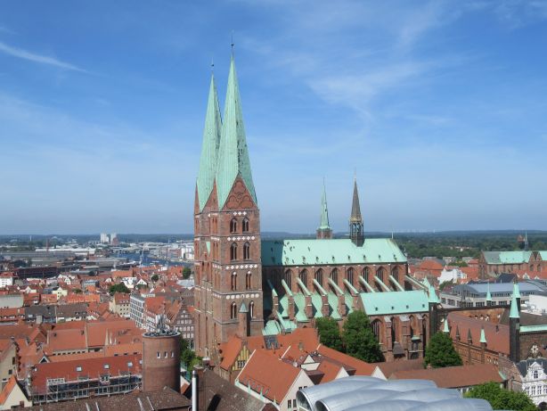 St. Marien-Kirche vom Turm der Petrikirche
