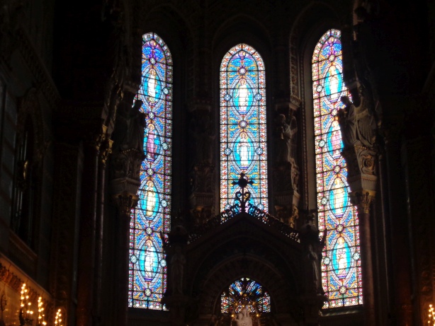 Innenansicht Basilika / Basilique Notre Dame de Fourvière