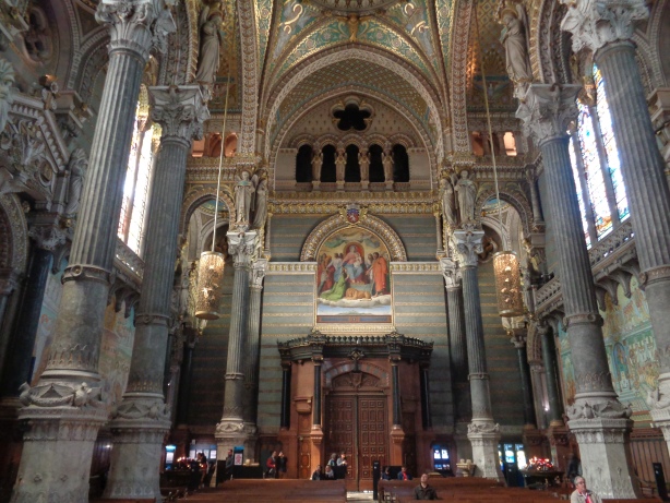 Inside of Basilica / Basilique Notre Dame de Fourvière