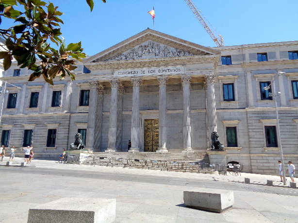 Spanish parliament building