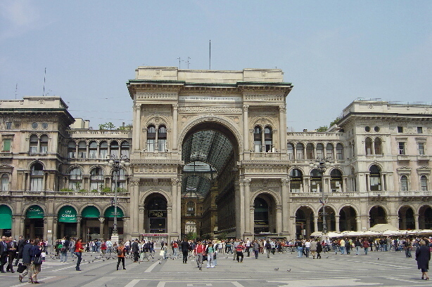 The shopping mall Galleria Vittorio Emanuele