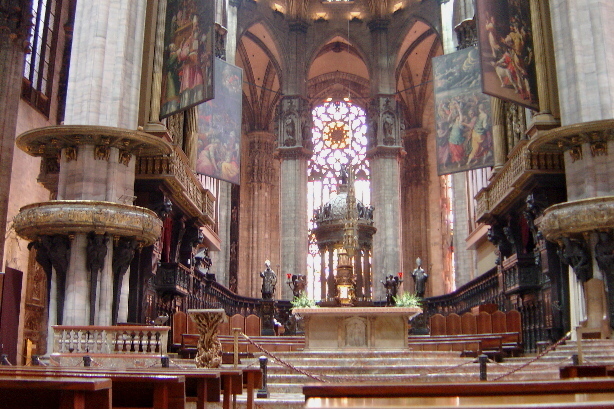 In the cathedral