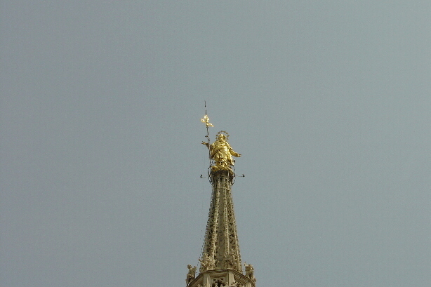 The top of the cathedral