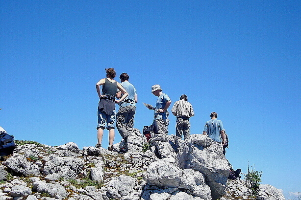 The summit Mittaghorn (1460m)