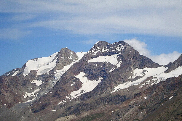 Fletschhorn (3996m) and Lagginhorn (4010m)