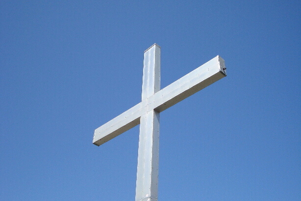 Summit cross of Mittaghorn (3143m)