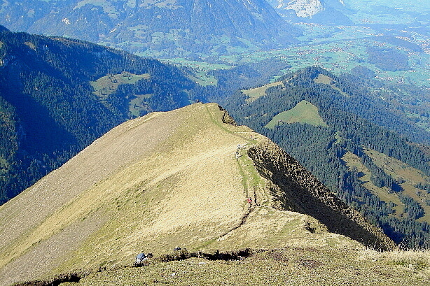 The ridge to Renggli pass