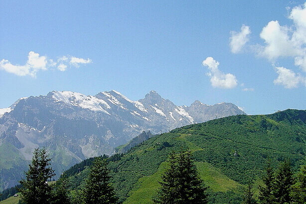 Ellstabhorn (2830m), Tschingelspitz (3304m), Gspaltenhorn (3436m), Bütlasse (3193m)