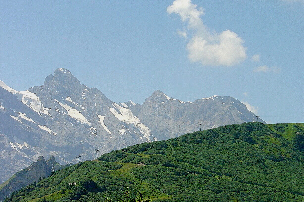 Gspaltenhorn (3436m), Bütlasse (3193m)