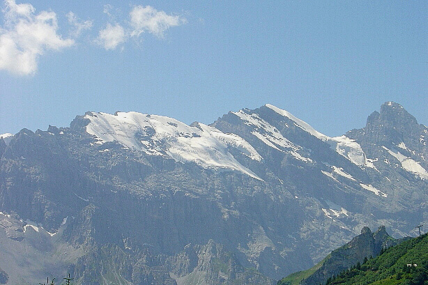 Ellstabhorn (2830m), Tschingelspitz (3304m), Gspaltenhorn (3436m)