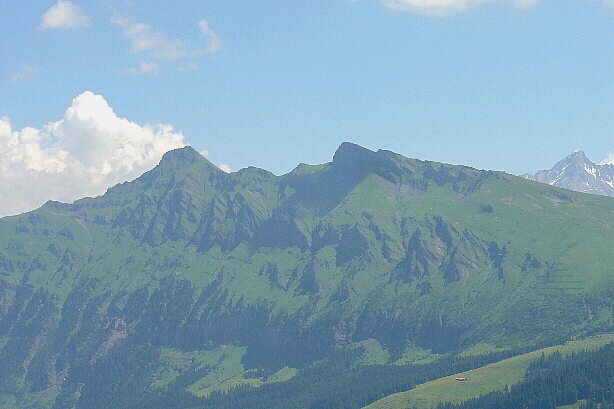 Tschuggen (2521m) und Lauberhorn (2472m)