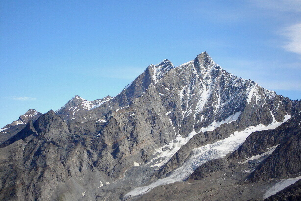 Mischabel - Dom (4545m) und Täschhorn (4490m)