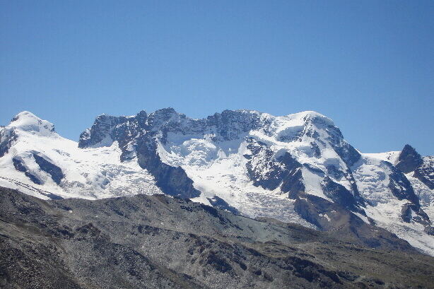 Breithornzwillinge (4139m) und Zermatter Breithorn (4164m)