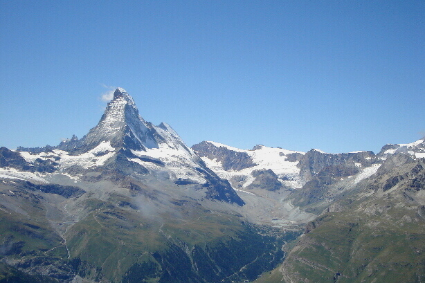 Matterhorn, Dent d'Hérens, Tête de Valpelline, Petit Bouquetin, Schönbielhorn