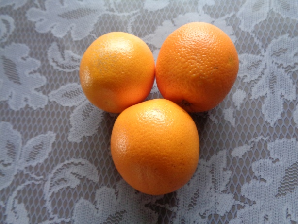 500 grams of oranges