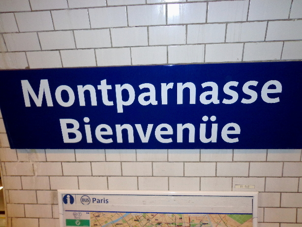 Métrostation Montparnasse Bienvenüe