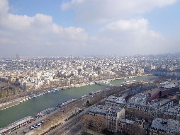 View from Eiffel tower