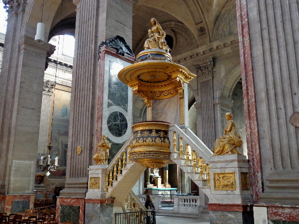 Interior view of Saint-Sulpice