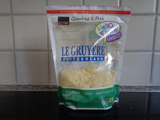 50 grams of grated cheese
