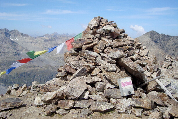 Summit of Piz Trovat (3146m)