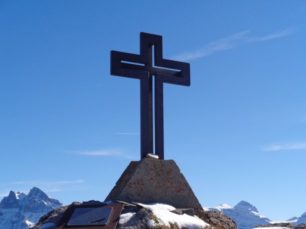 Summit-cross of Pointe des Mossettes (2277m)
