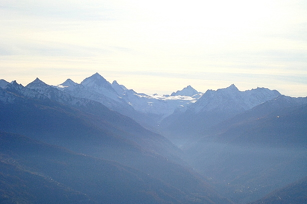 Dent Blanche, Obergabelhorn, Matterhorn, Dent d'Hérens