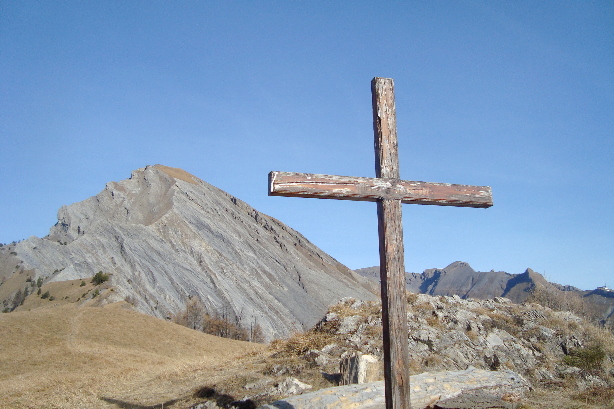 Pra Roua (2508m) and summit cross Prabé (2042m)