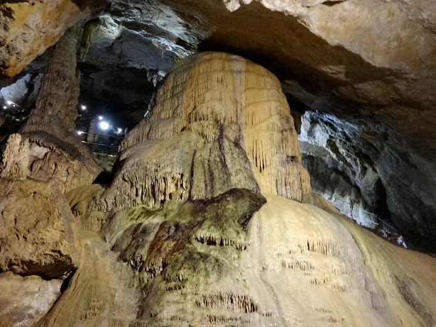 Highest known stalagmite of Switzerland (13 meters)