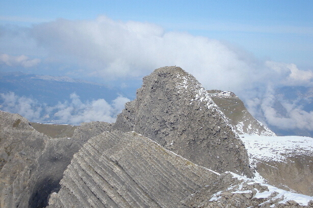 Simelihorn (2751m) behind that Faulhorn (2680m)