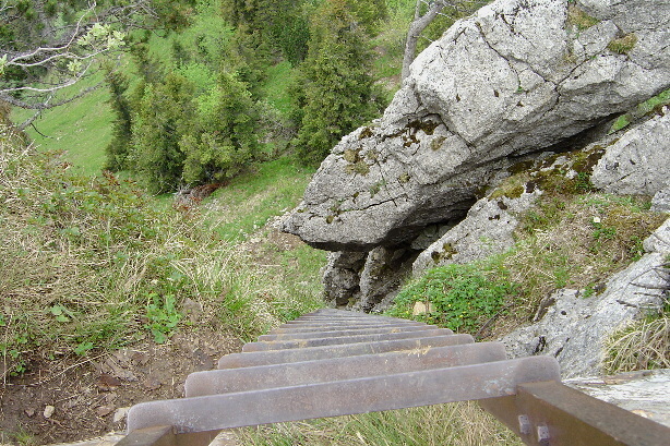 The descent to Gätterli