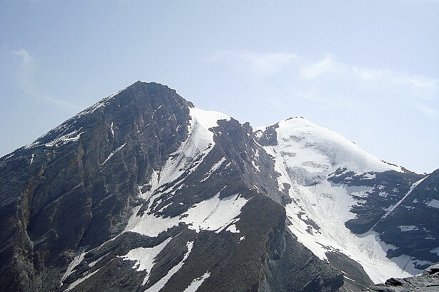 Altels (3624m) and Balmhorn (3699m)