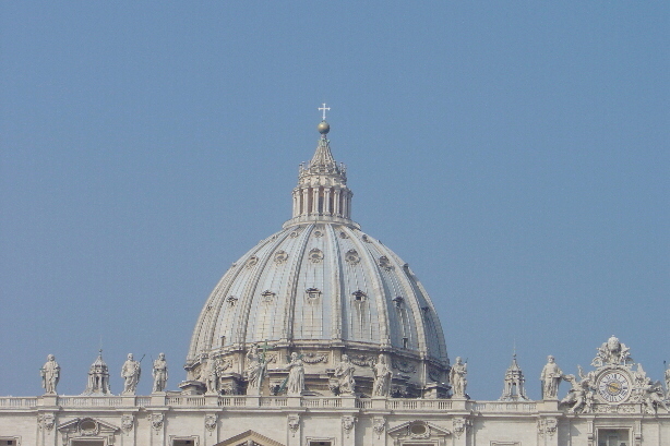 Vatican - Cupola of the cathedral San Pietro