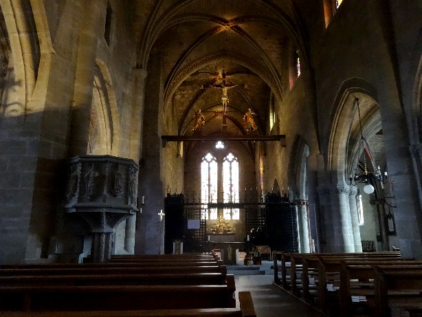 Interior view of church Notre-Dame de l'assomption