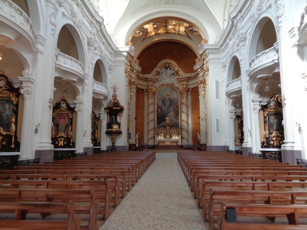 Interior view of Collegial church