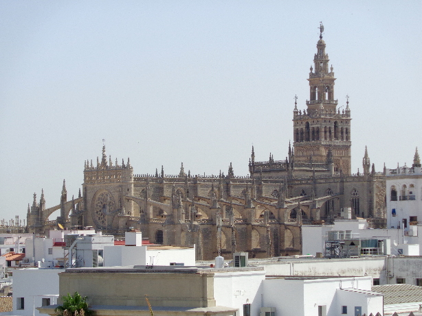 The cathedral with the Giralda