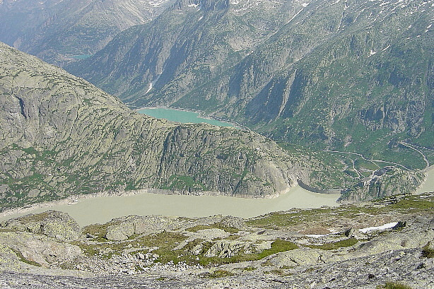Grimselsee (1909m) and Räterichsbodensee (1767m)