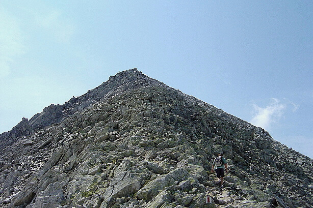 Sidelhorn (2764m) beim Aufstieg