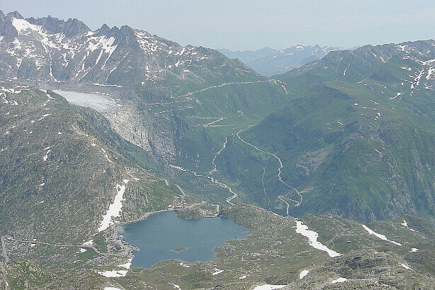 Grimsel pass - Rhone glacier - Furka pass